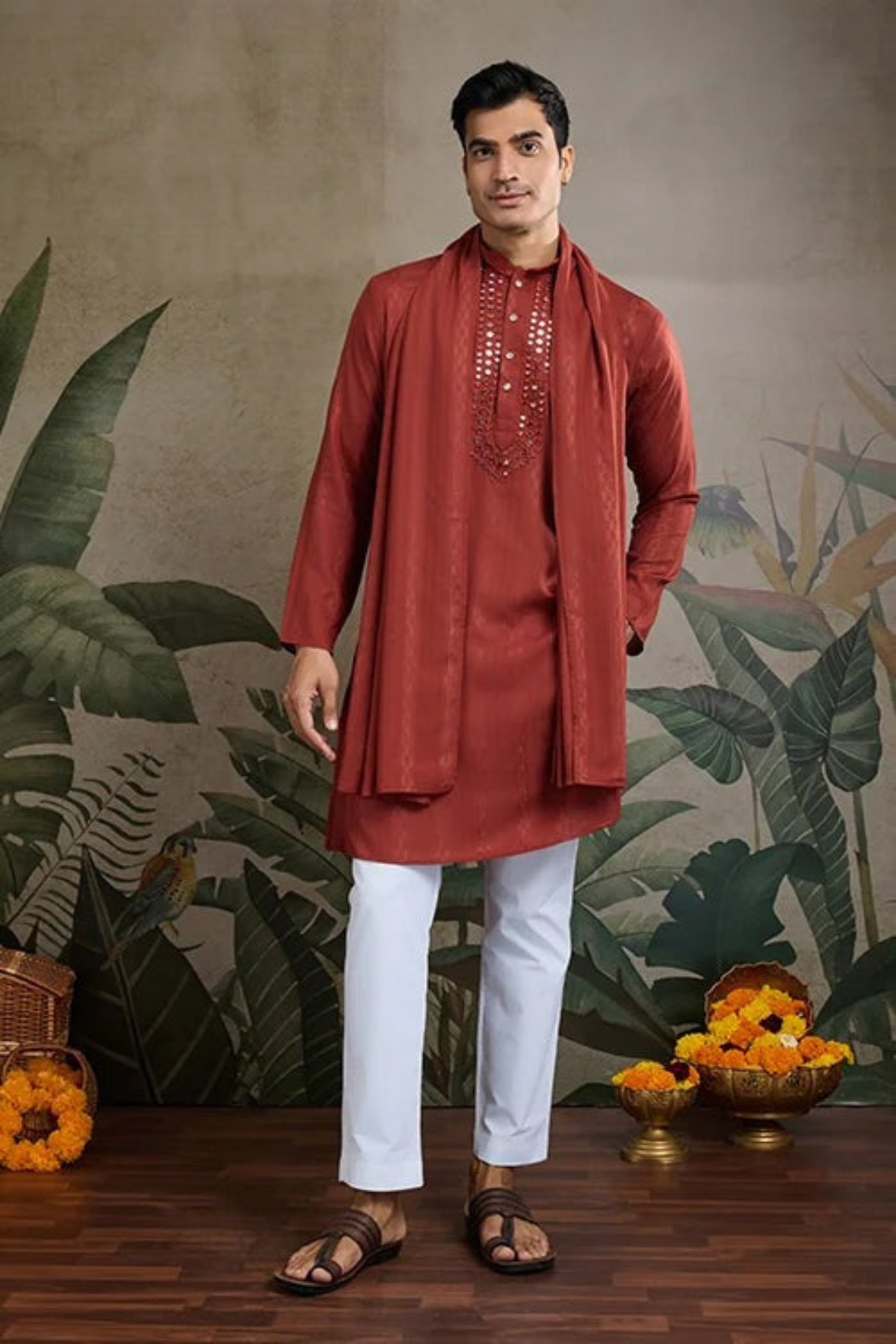 red kurta,plus size available,Comfort Fit,Premium Fabric,Express Delivery.
