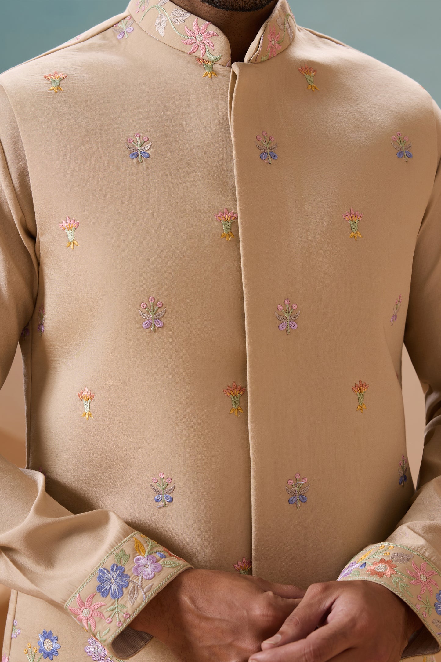 Festive Cream Kurta Pajama For Indian Wear Lovers