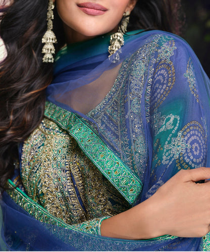 USA Designer Embroidered Palazzo 