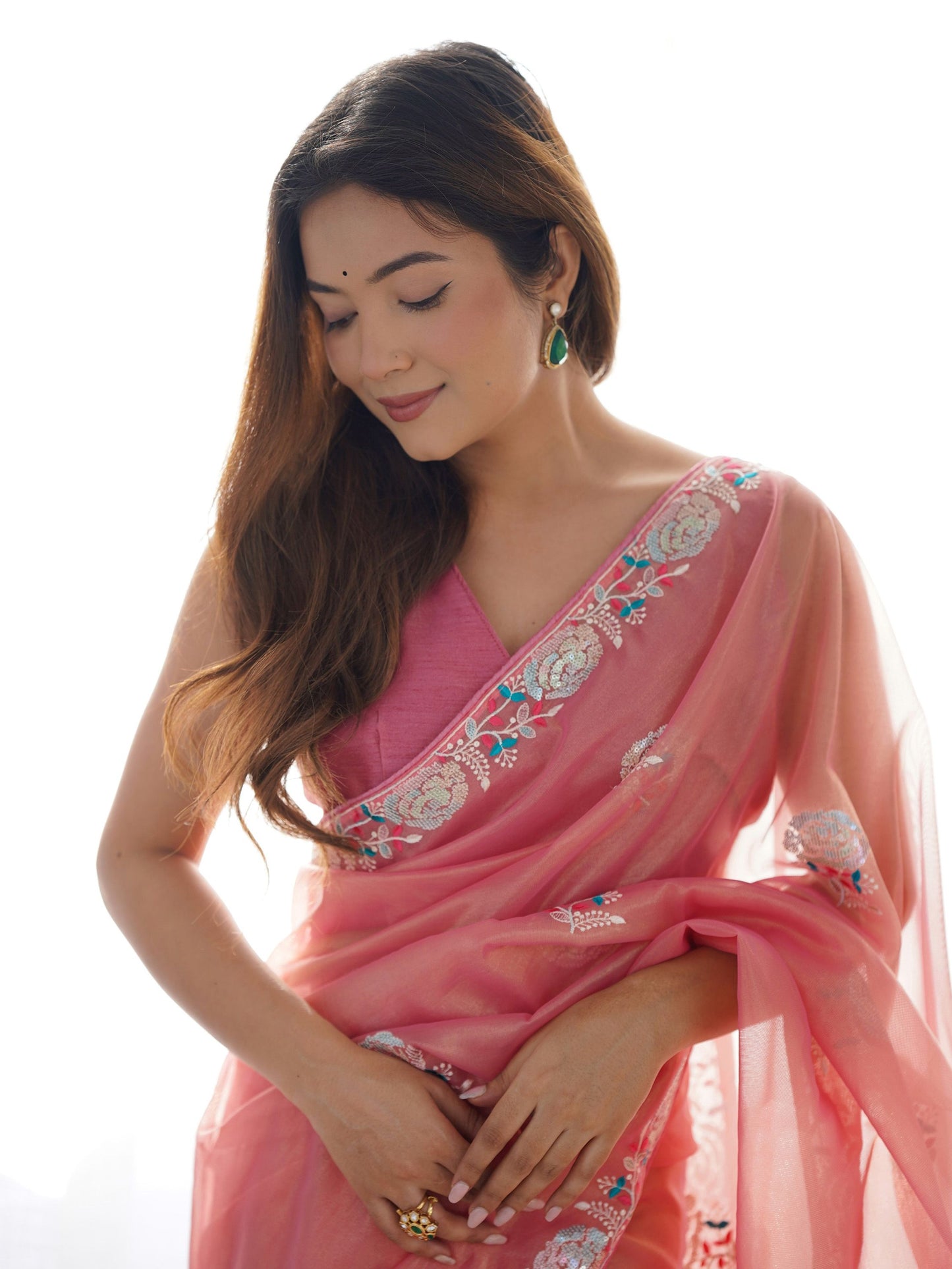 Saree – Graceful, airy styles for every festive moment.
