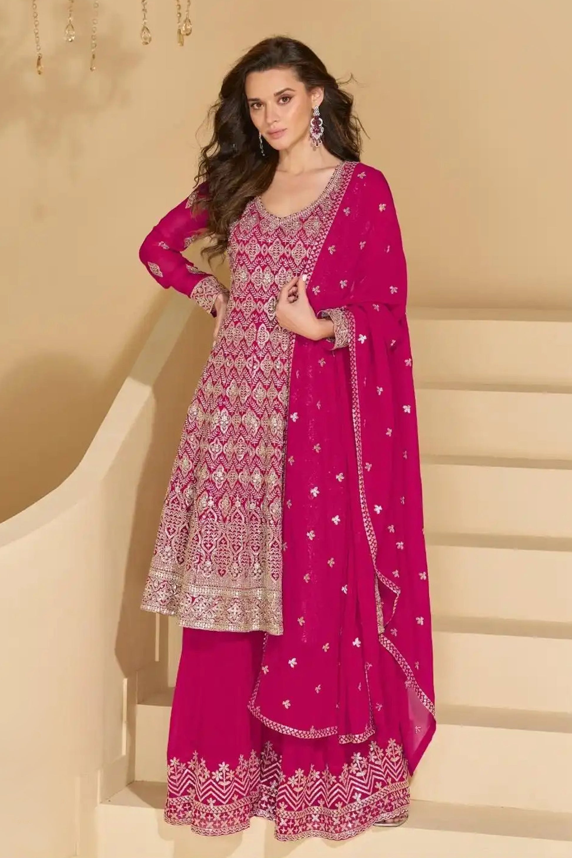 Indian Traditional Designer Western Look Palazzo 