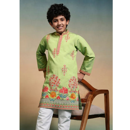 Indian Style Kurta for Wedding in Pistachio