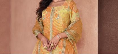 Anarkali frock style gown for South Asian weddings USA
