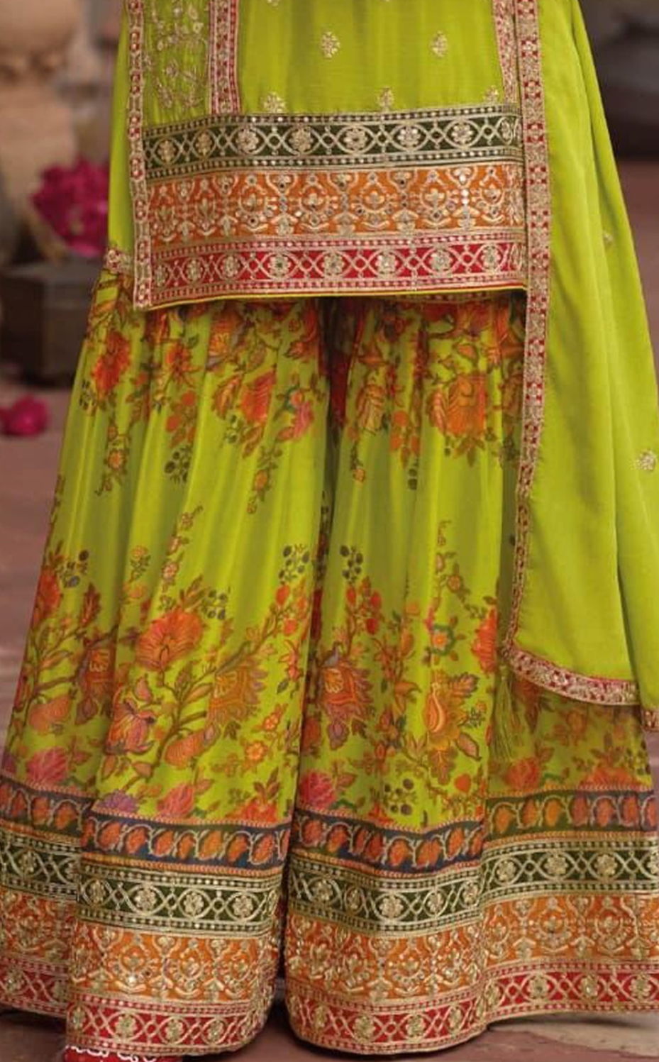 Wedding Anarkali gown for bridesmaid USA
