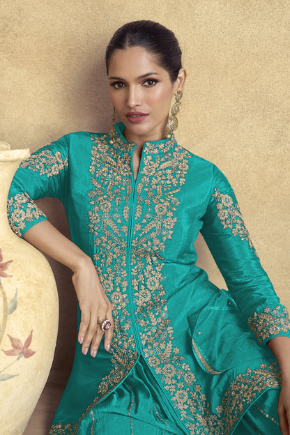 Designer Anarkali suits online with fast shipping USA
