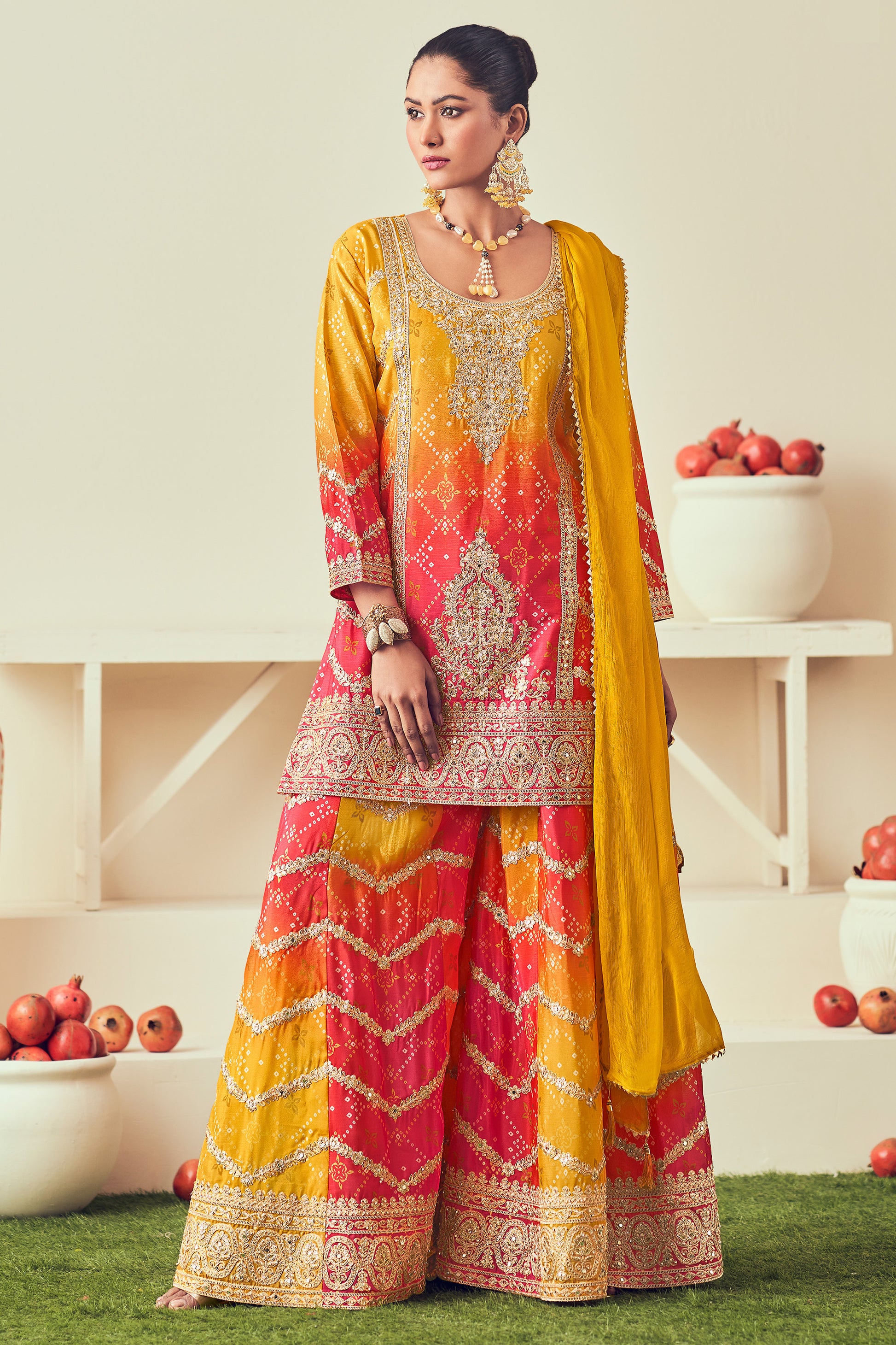 Buy plazzo sharara for Eid in USA with fast shipping