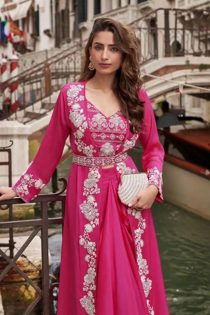 Ethnic Style Designer Wedding Palazzo Suit 