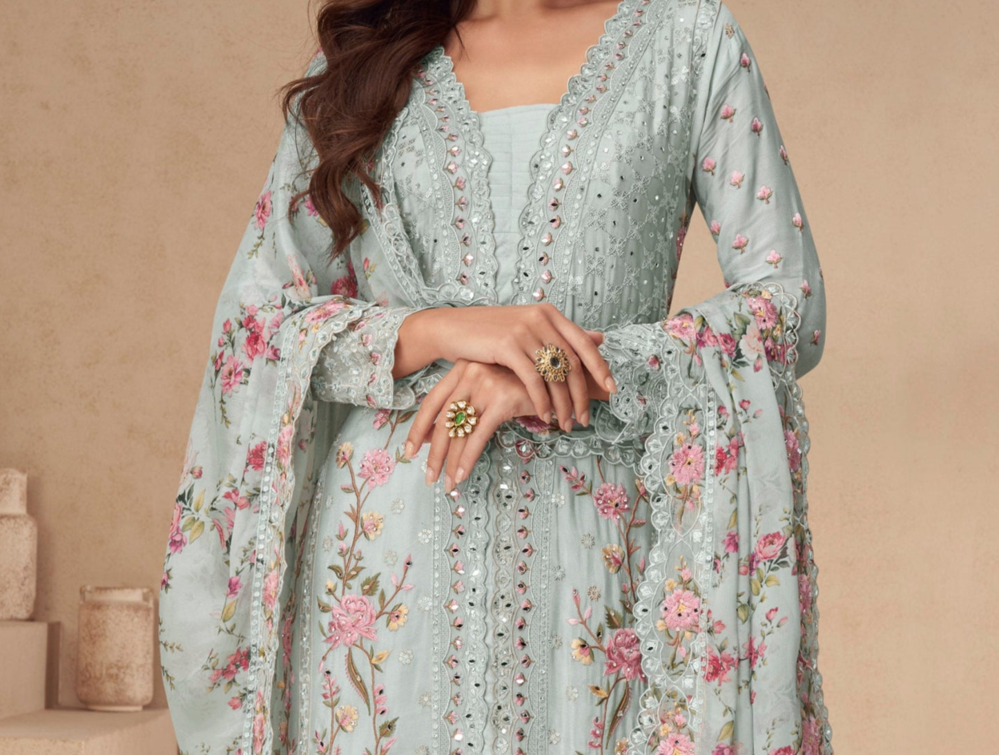 Designer Salwar Kameez Diwali Eid Festival Wear Stitched Outfit for Women