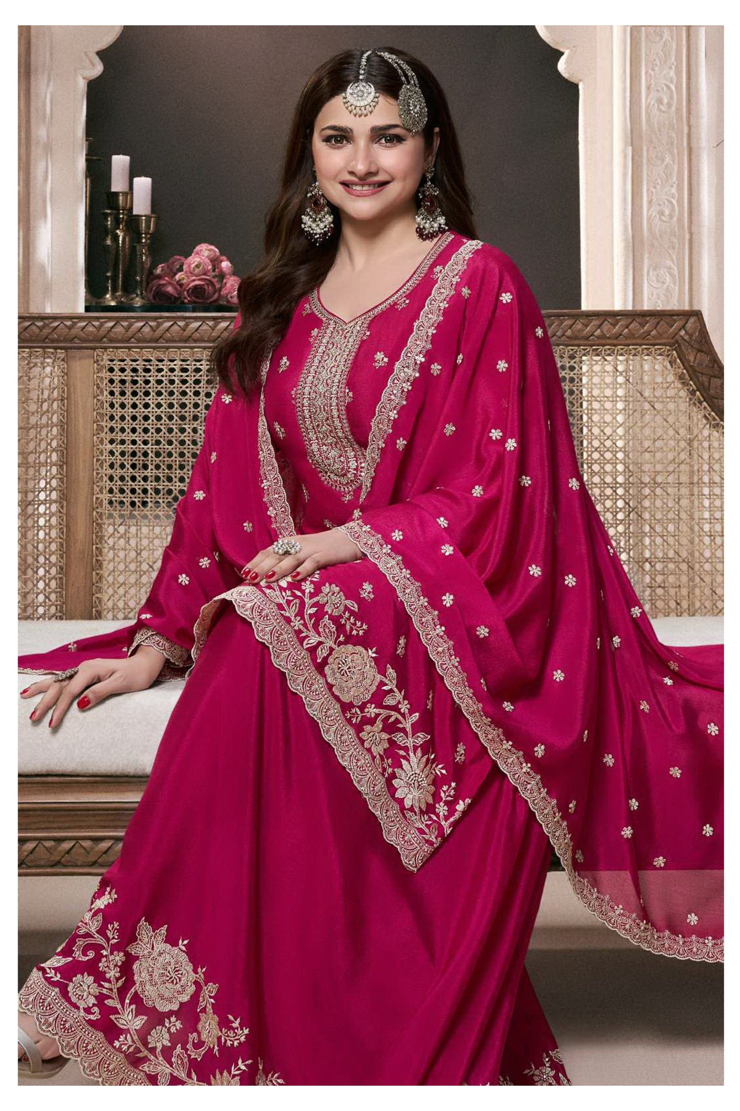 Indian Traditional Look Wedding Palazzo 