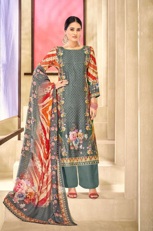 Pakistani Cotton Designer Bandhani Printed Work Salwar Kameez Suit