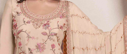 Pakistani Indian Function Party Wear Salwar Kameez Palazzo Dupatta Dress USA Women's