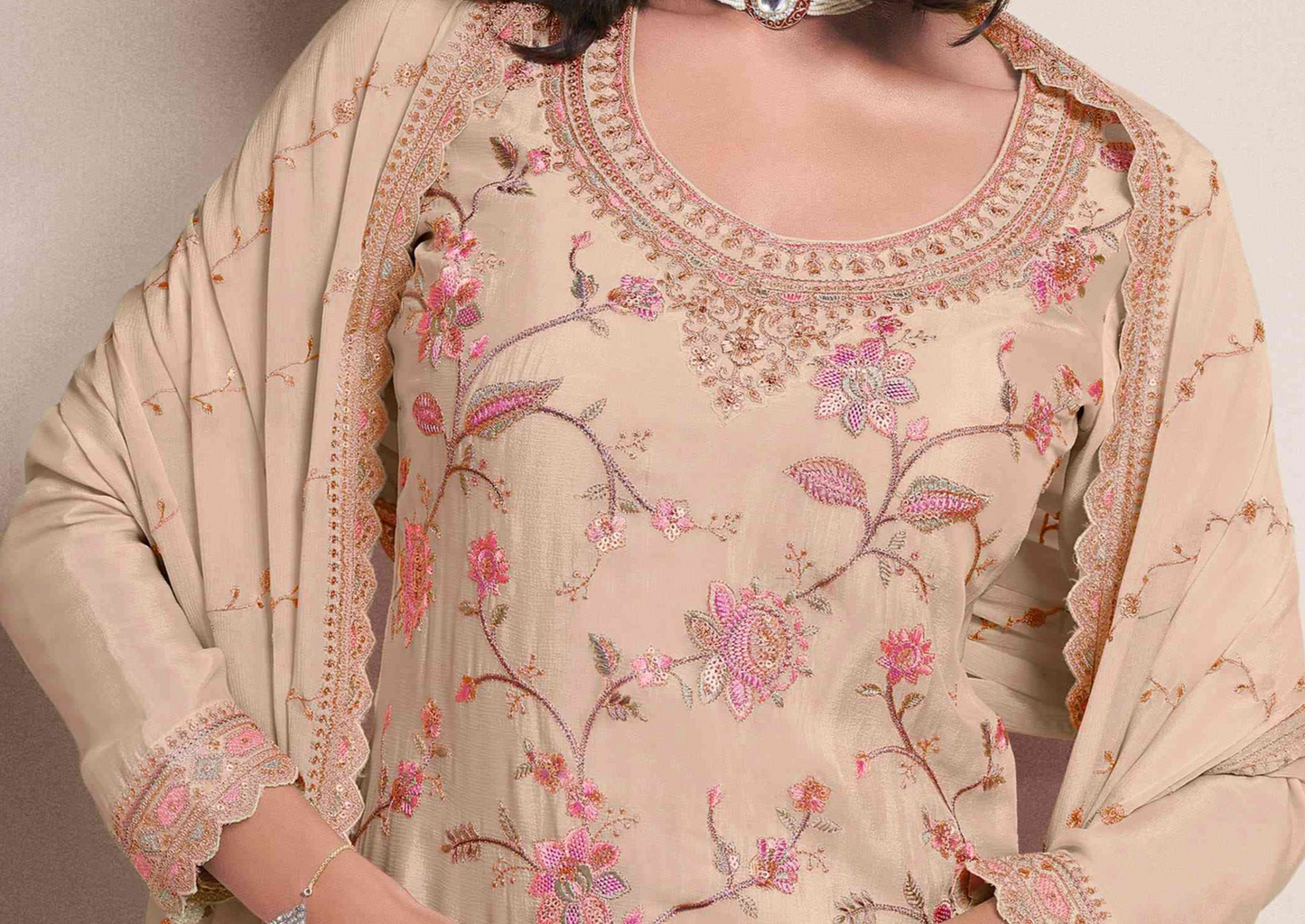 Pakistani Indian Function Party Wear Salwar Kameez Palazzo Dupatta Dress USA Women's