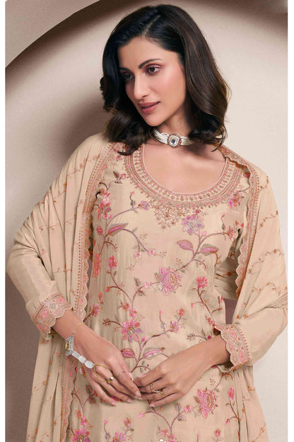 Pakistani Indian Function Party Wear Salwar Kameez Palazzo Dupatta Dress USA Women's