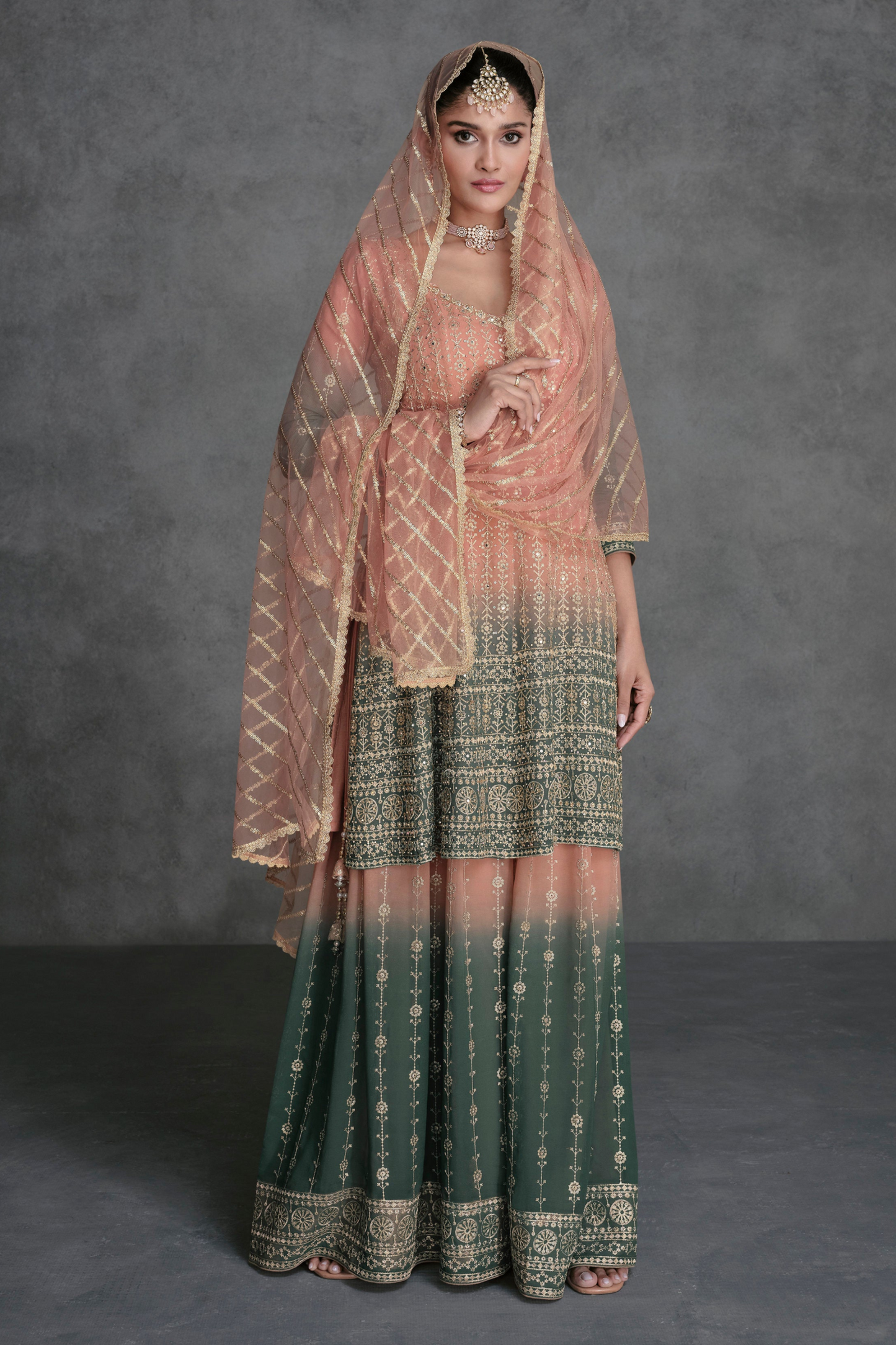 Women's Wear Wedding Palazzo Suit 