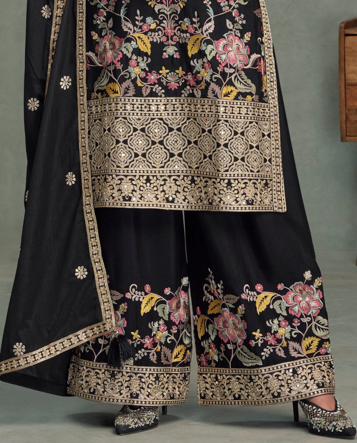Heavy party wear Anarkali for wedding season USA
