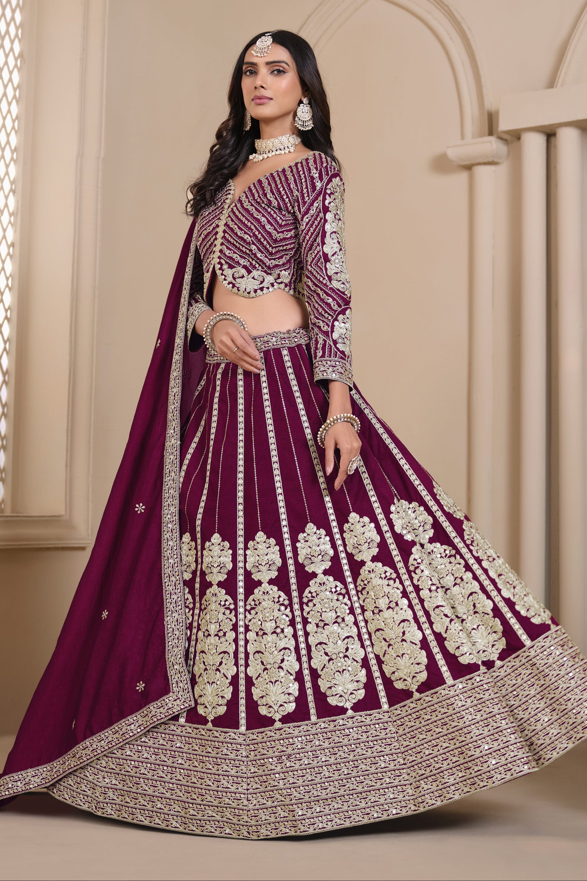 "Navratri lehengas shipped across the U.S."
