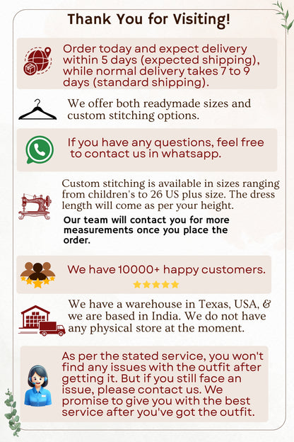 Ethnic Style Design Party Outfit 