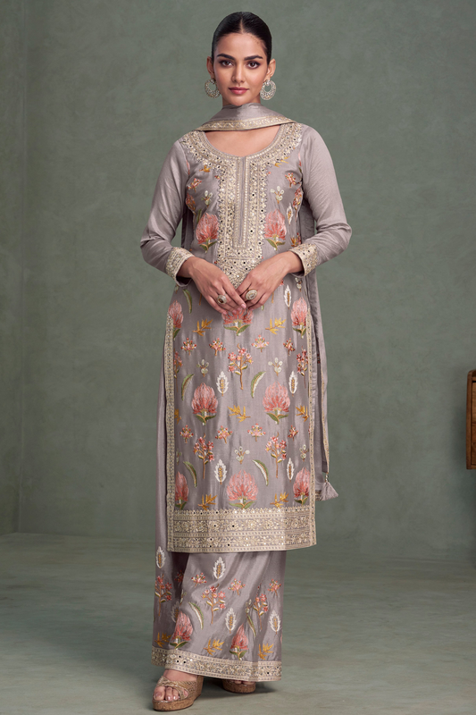 Indian Ethnic Designer Wedding Function Palazzo Suit 