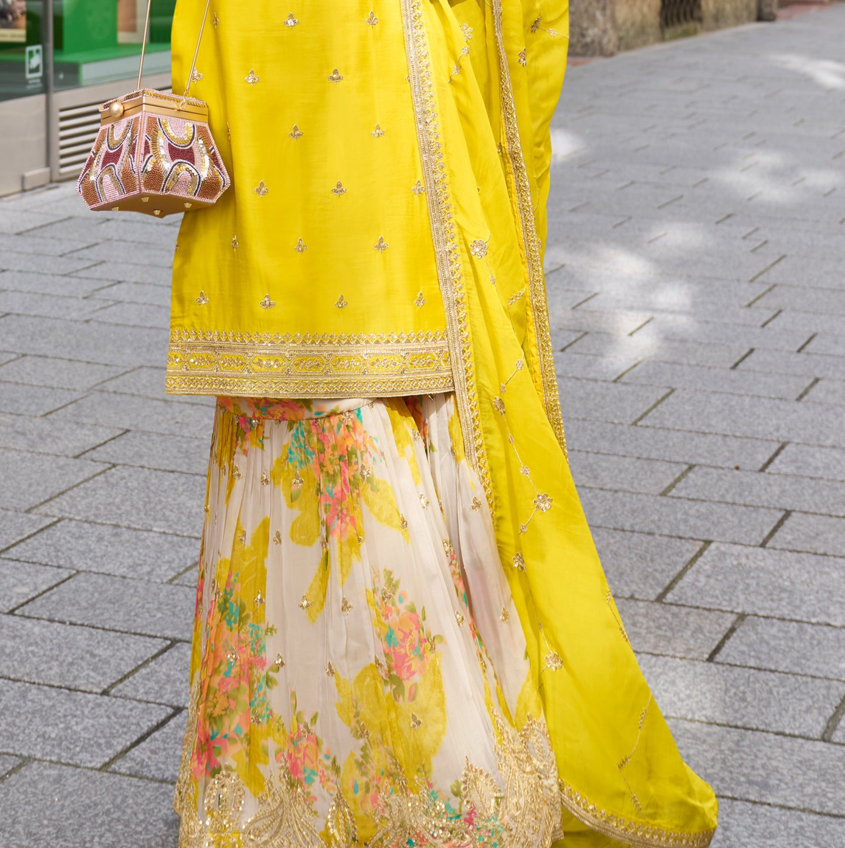 Gorgeous Designer Wedding Sharara Suit