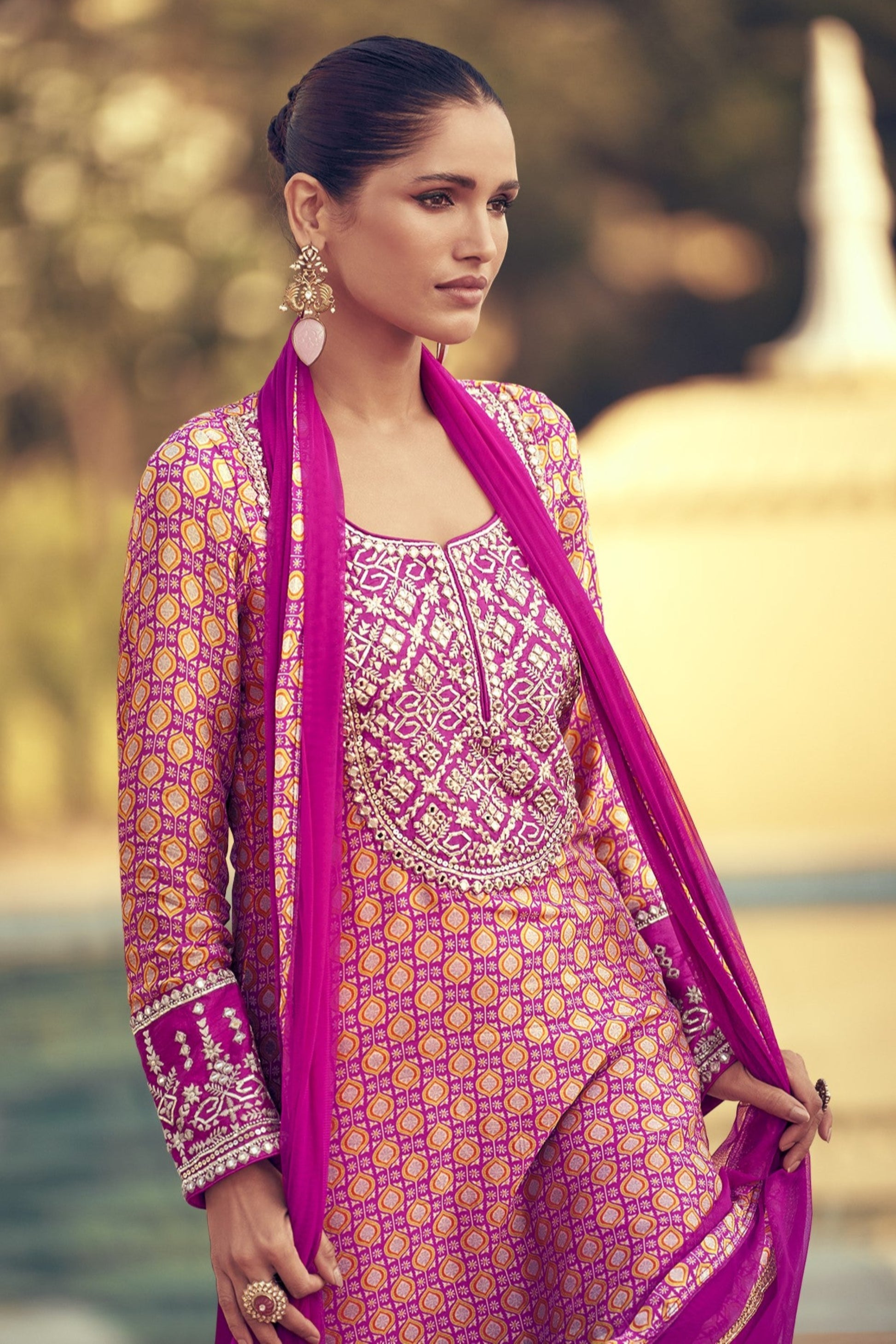 Premium Light Pink Sharara Outfit For Special Events Light Pink / 4-US XS (36)