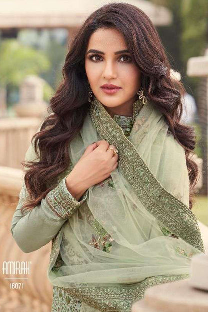 salwar kameez festive wear laid flat with dupatta