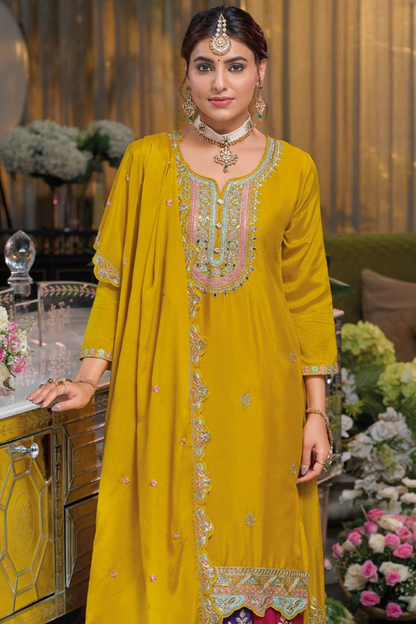 Indian Ethnic Designer Wedding Reception Party Palazzo Suit 