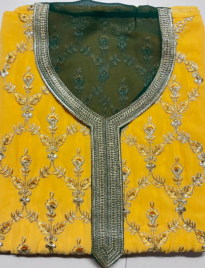 Embroidery Worked Dupatta Dress