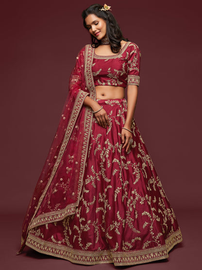 bridal lehenga for wedding reception styled look