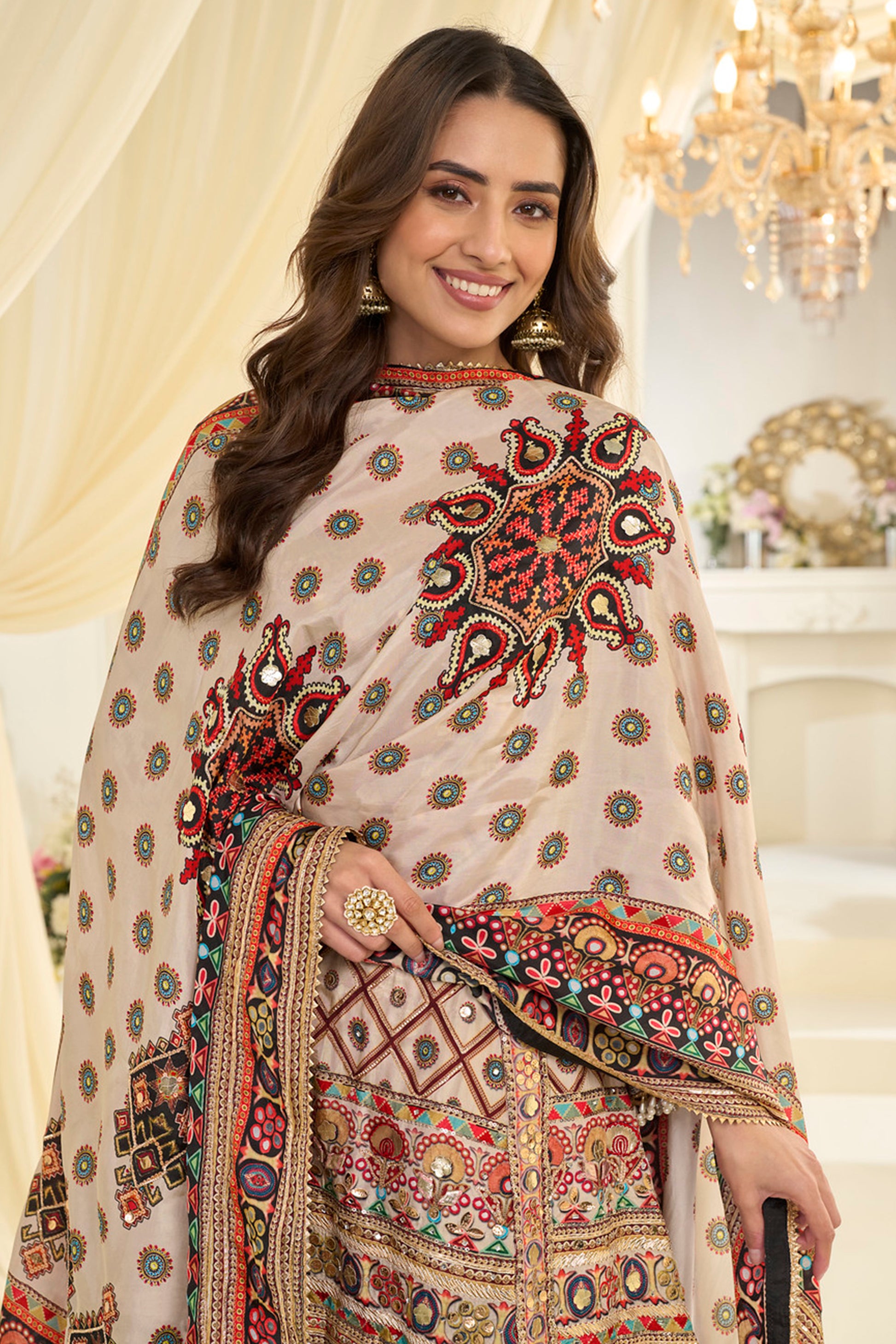 Indian designer Reday to wear wedding palazzo suit 