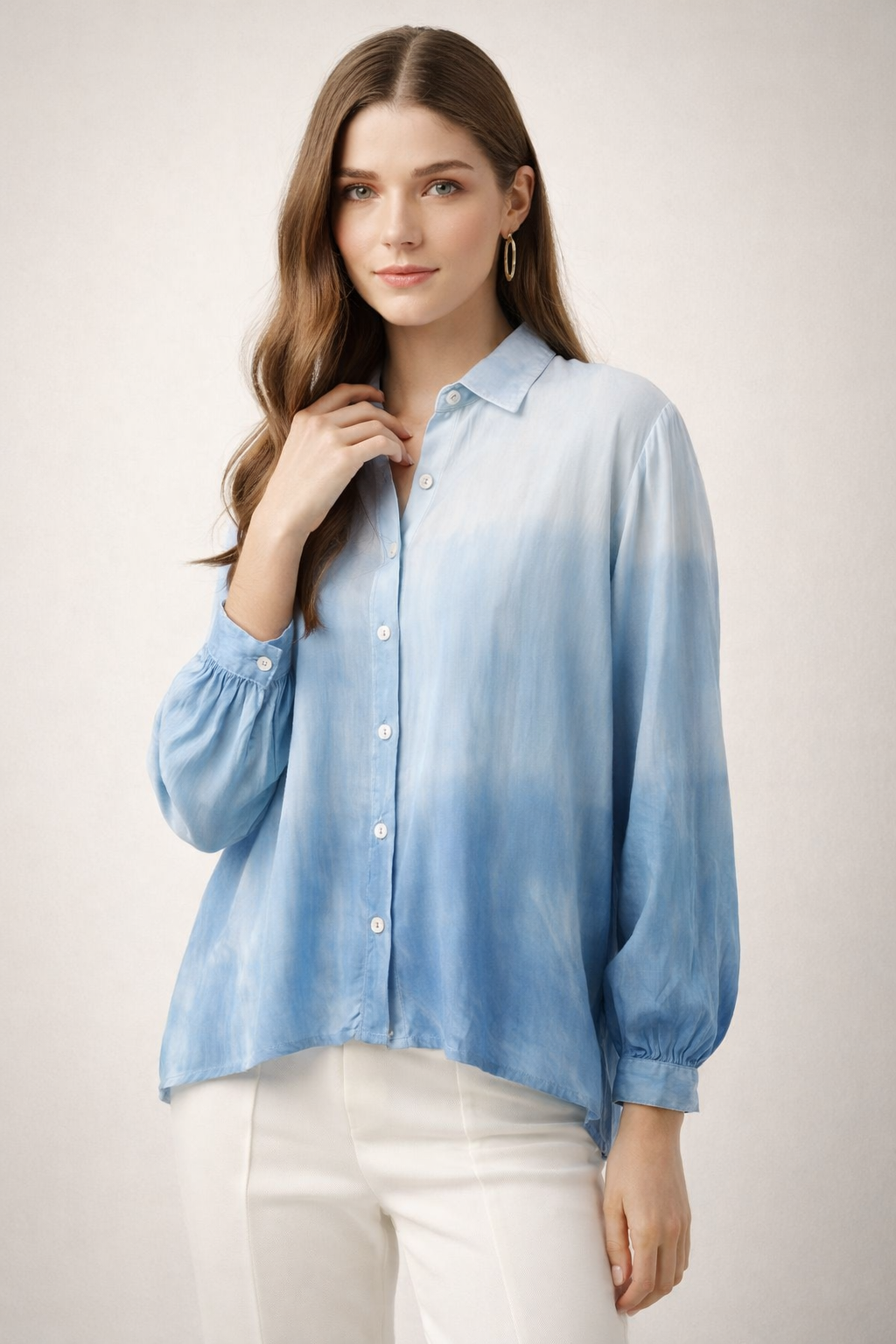 full sleeve shirts for womens side profile