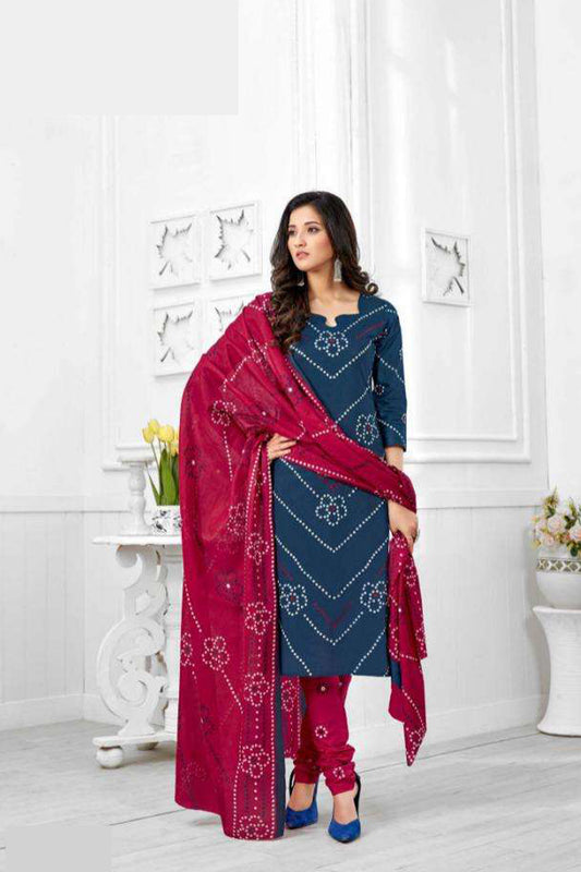 Floral print salwar kameez for summer bridal occasions