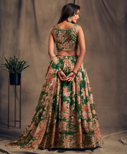 lehenga choli for evening reception outfit styling