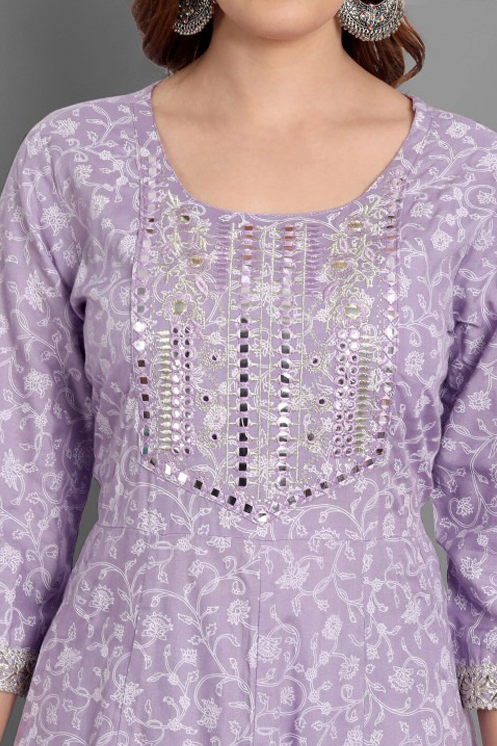 Cotton kurti inspired ethnic silhouette with modern styling