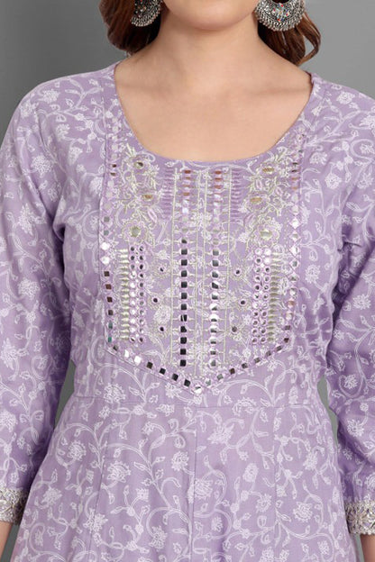Cotton kurti inspired ethnic silhouette with modern styling