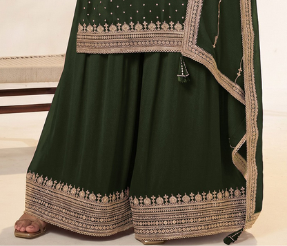 Palazzo pants outfit for engagement party look