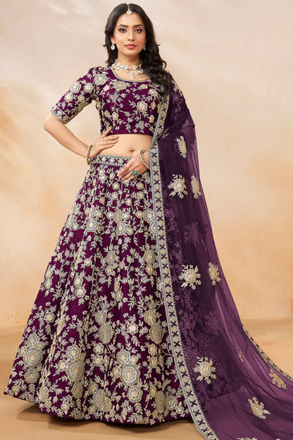 Traditional indian lehenga styled for evening event