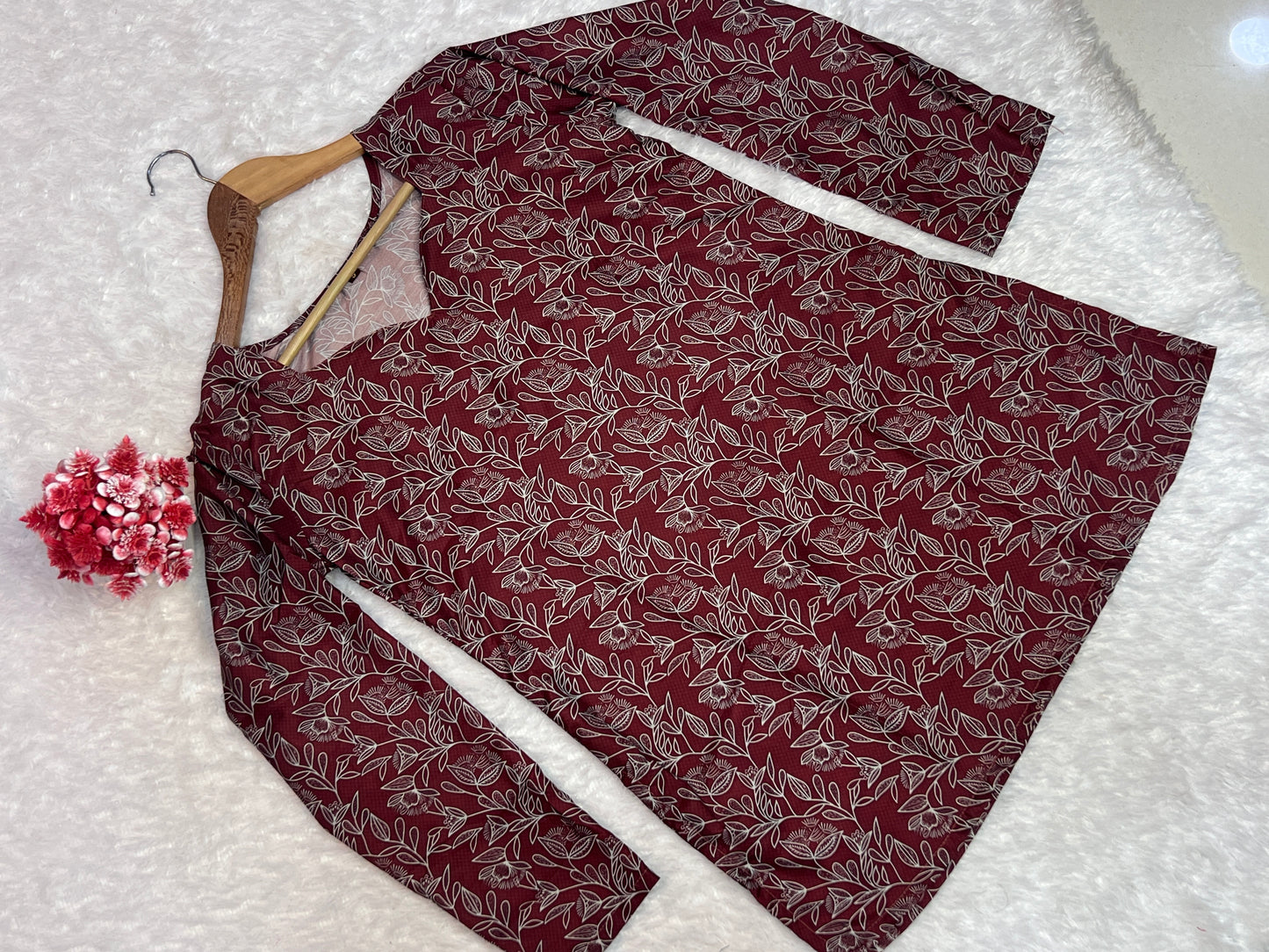 women’s tunics modern everyday fashion wine shade