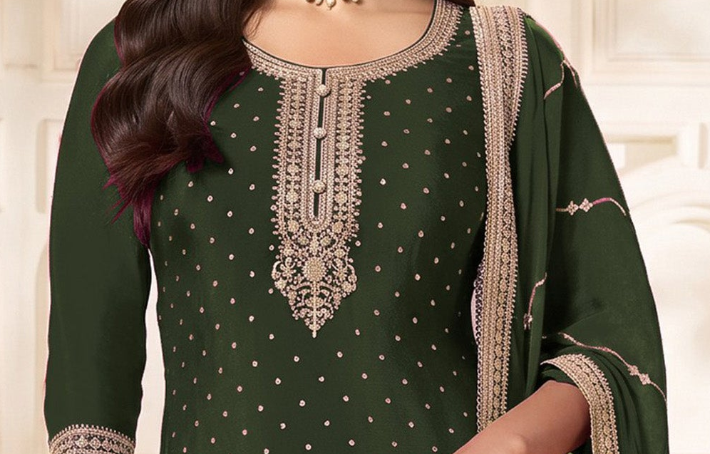 Mehendi palazzo pants outfit for party wear