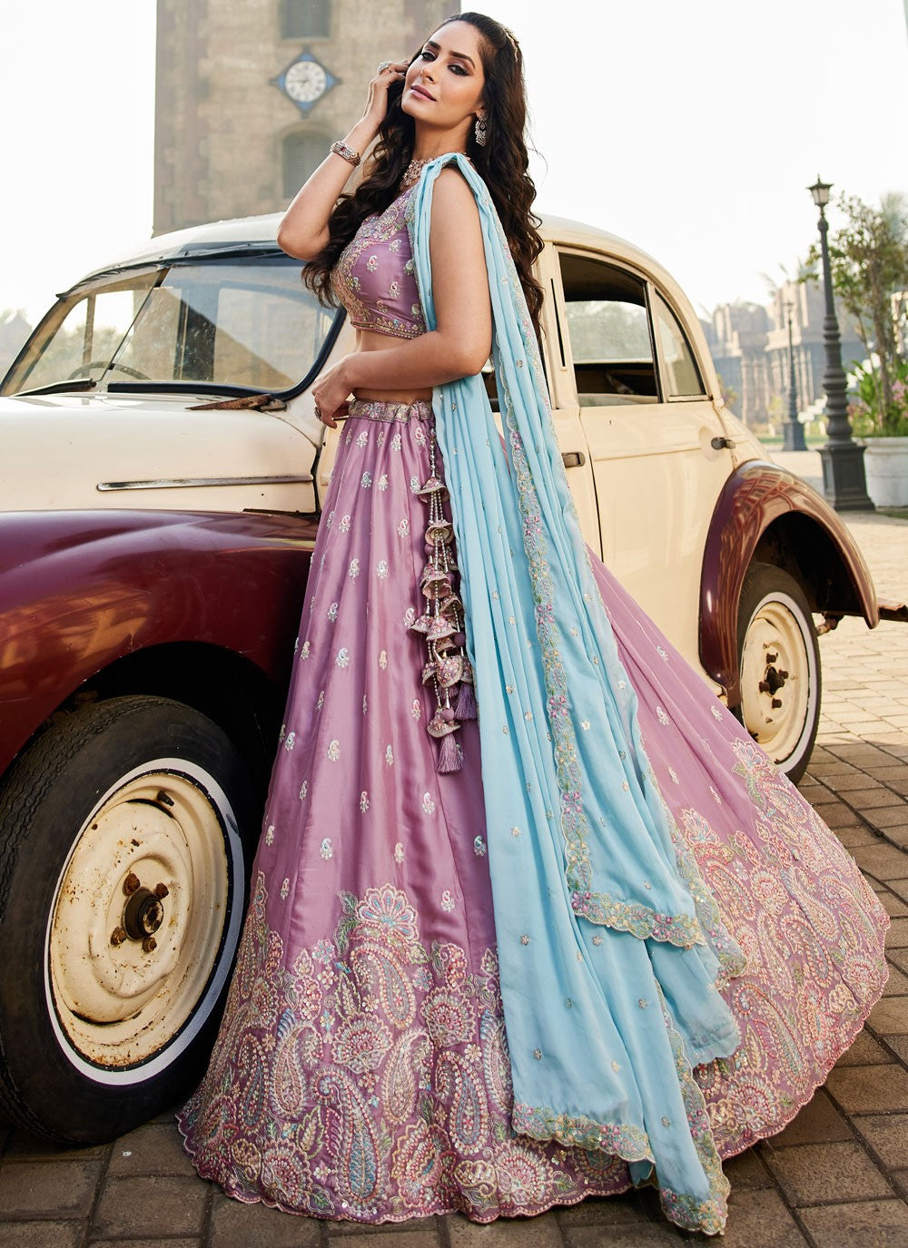 "Navratri lehengas shipped across the U.S."
