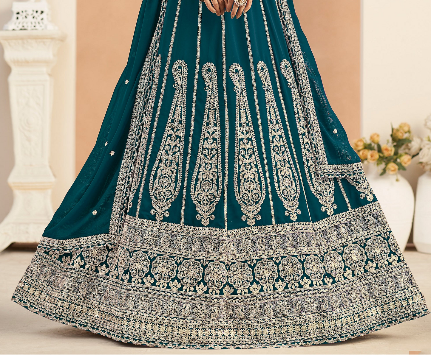 Royal Green Bridesmade Lehenga 