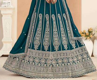 Royal Green Bridesmade Lehenga 