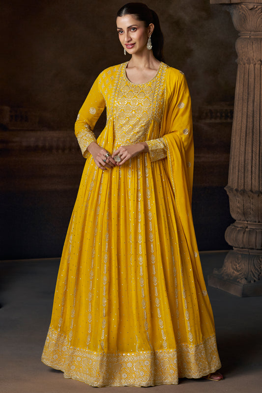 Gorgeous Designer Ready to Wear Anarkali Gown Suit For USA 