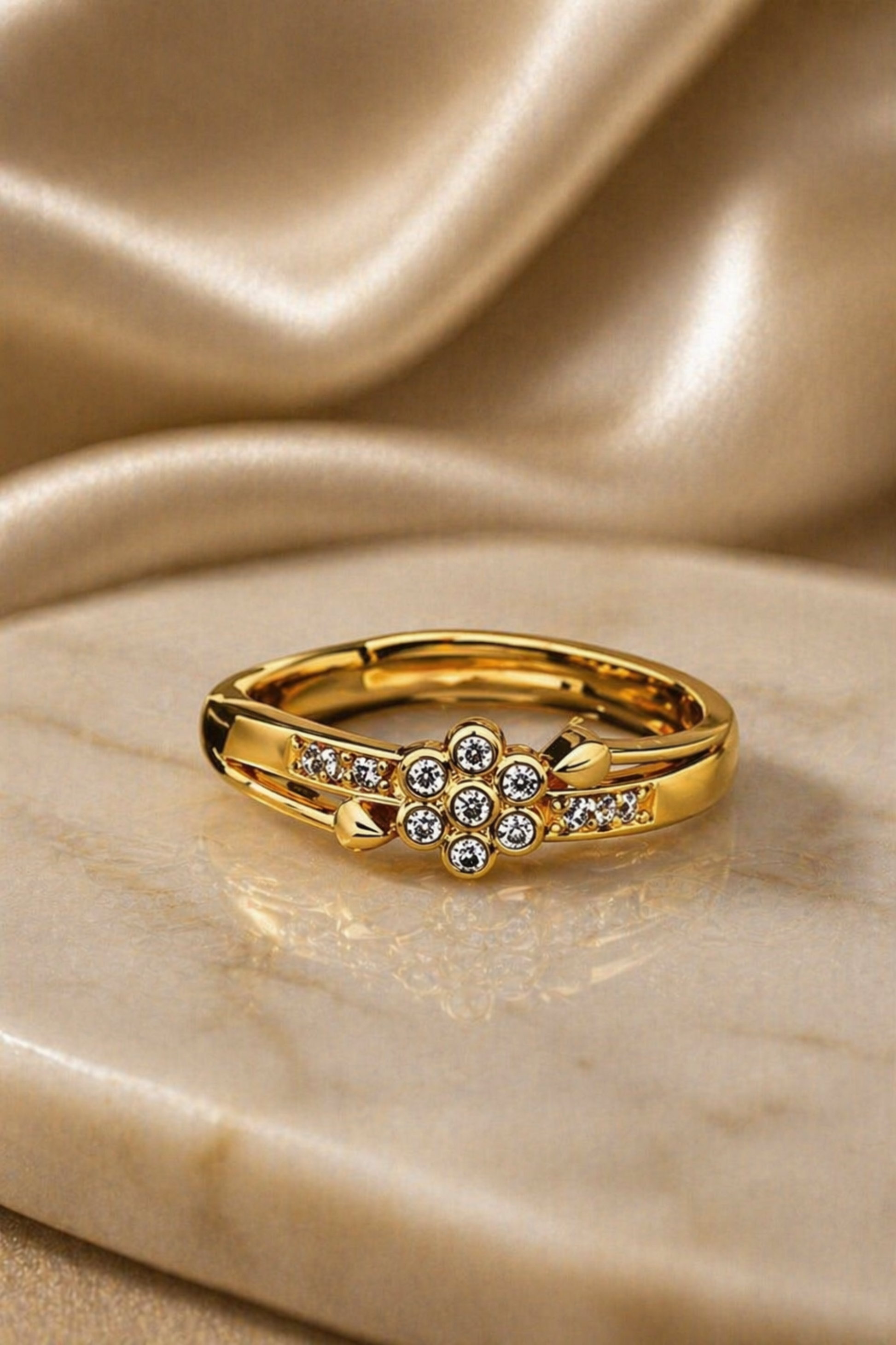 elegant stackable gold rings collection
