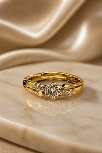 elegant stackable gold rings collection
