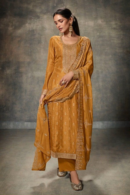 salwar kameez with pant and dupatta full outfit view