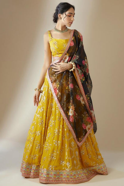 indian dress lehenga choli full outfit styling frame