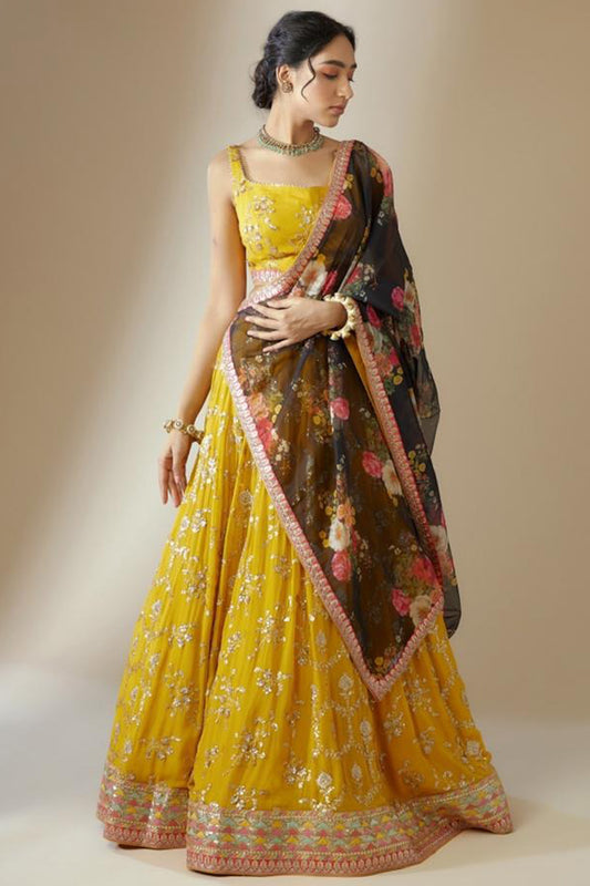 indian dress lehenga choli full outfit styling frame
