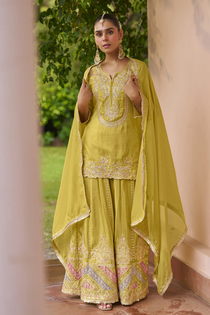 Indian sharara suits full outfit with matching sharara bottom