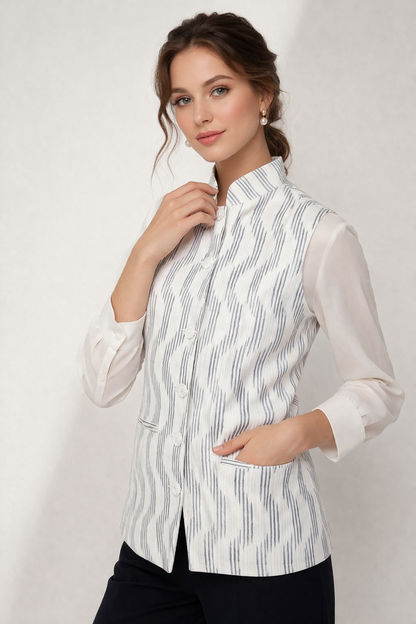 nehru jacket suit pairing with traditional outfit