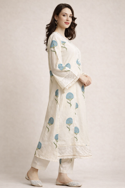 women in kurta casual elegant outfit look